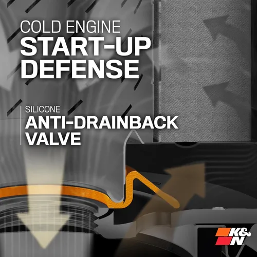 Vista 9 de Filtro de aceite con llave de funcionamiento K&N HP2010.