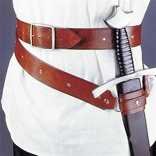 Vista 15 de BLESSUME Cinturón medieval de caballero con espada rana funda de estoque, soporte de vaina de estoque, 1 unidad