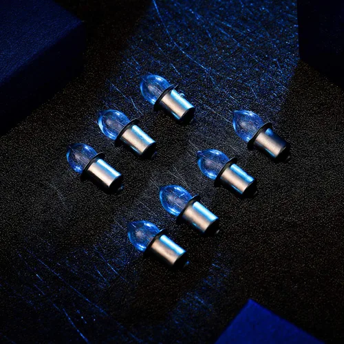 Vista 4 de Mudder 8 Pieces 2D-2.4-Volt 0.7A Krypton Flashlight Bulb Replacement Bayonet Base Bulb