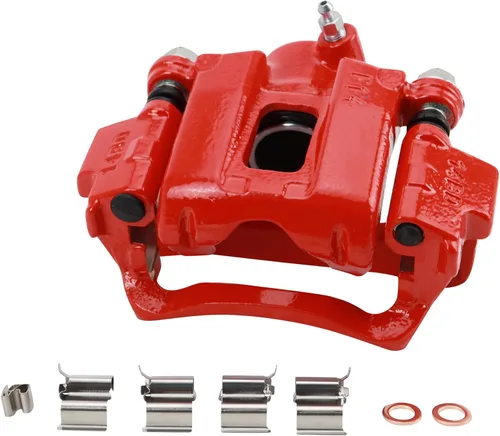 Vista 123 de TRQ Pinza de freno delantera izquierda con soporte lado del pasajero compatible con Ford Expedition Lincoln Navigator 2003-2006