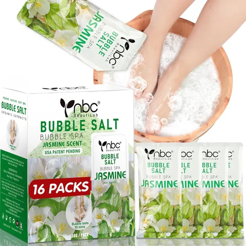 Remojo de pies de pedicura, baño de pies de spa, kit de pedicura, baño de pies de burbujas para pies agrietados y cansados y secos, pies de atletas,