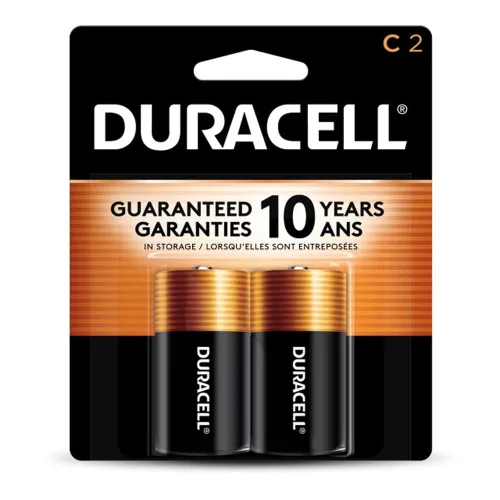Vista 2 de Duracell PGD MN1400B2Z - Batería de cobre, alcalina, tamaño C (paquete de 2)