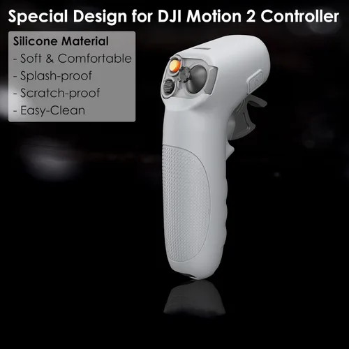 Vista 3 de XINANEE - Funda de silicona para mando DJI RC Motion 2, funda protectora para mando a distancia DJI Avata FPV, a prueba de salpicaduras, a prueba