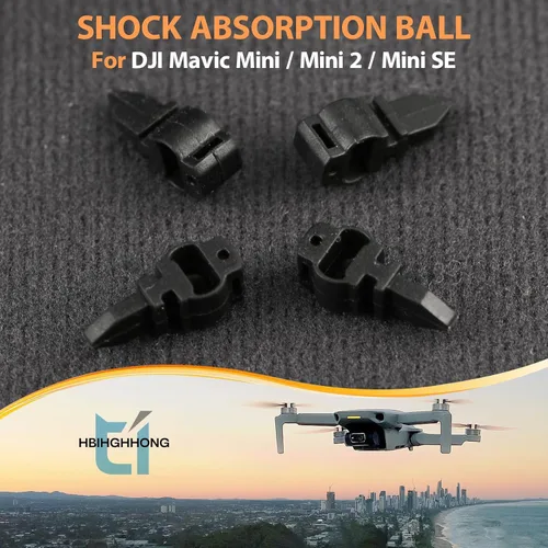 Vista 6 de Repuesto para DJI MiNi 2 Gimbal de absorción de impactos de goma para DJI Mavic Mini 4K Amortiguador Bola Mini SE/Mini 2 SE Amortiguador de goma