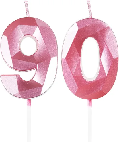 Vista 52 de Velas Número 1, Velas de Primer Cumpleaños, Vela Roja de Feliz Cumpleaños para Pastel, Decoraciones de Cobertura de Pastel de Diseño 3D para Niñas