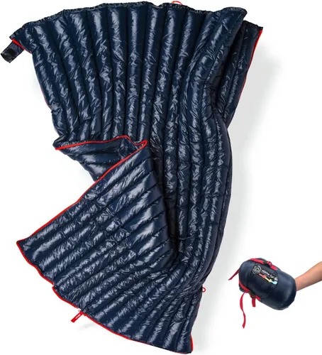 Vista 10 de ZOOOBELIVES Saco de Dormir Ultraligero para Mochileros 32-50F con Plumón - Saco de Dormir 27oz Ultra Compacto de 650 Potencia de Relleno Tipo Sobre