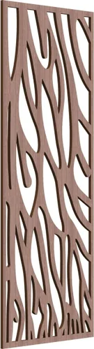 Vista 90 de Ekena Millwork WALW10X25X0250BRICH Bristol Paneles de pared decorativos de madera con calado, 9 3/8 pulgadas de ancho x 24 3/8 pulgadas de alto