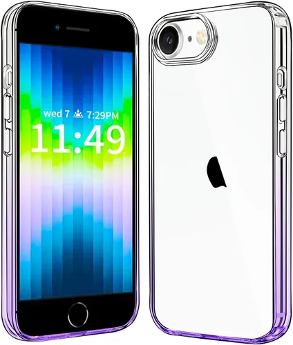 Vista 168 de JJGoo - Funda compatible con iPhone 17 Pro, funda transparente a prueba de golpes, funda protectora delgada con parte trasera de policarbonato duro
