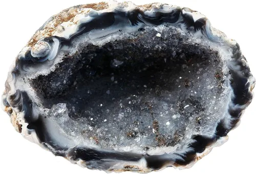 Vista 2 de Rockcloud Natural cruda cristal curativo drusa geoda ágata mineral irregular decoración del hogar espécimen de piedras preciosas