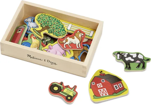 Vista 4 de 20 imanes de madera Melissa & Doug