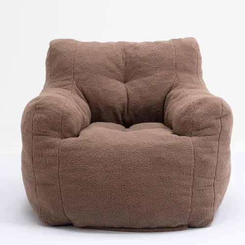 Vista 38 de kevinplus Puf - Silla de sofá individual con acento de espuma suave y esponjosa, silla de ocio de espuma de alta resistencia para sala de estar