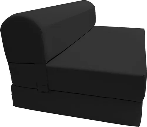 Vista 56 de D & D Futon Furniture Chair cama plegable de espuma, sofá de estudio, colchón de espuma doblado (6 x 36 x 70 pulgadas, azul real)