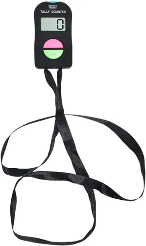 Vista 4 de VANVENE Contador electrónico de mano clicker, fácil de operar contador de cuentos, supermercado personas fluyen manual de sustracción de adición
