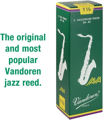 Vista 2 de Vandoren SR2715 Saxo Tenor JAVA Cañas Fuerza 1.5; Caja de 5