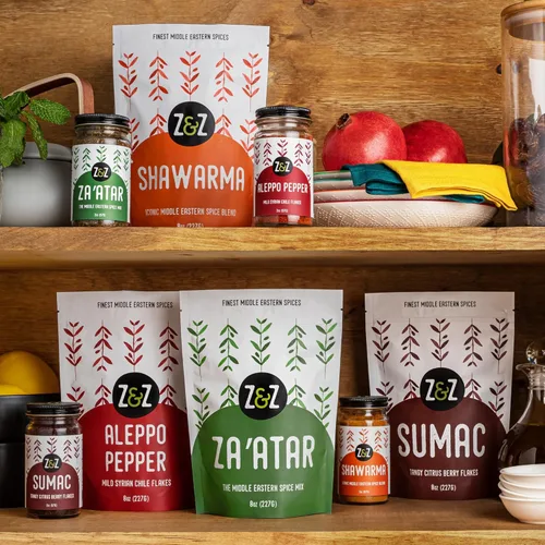 Vista 5 de Pimienta Aleppo de Z&Z Copos de pimienta de Alepo ligeramente picantes (Pul Biber especia turca), especia de pimienta de Alepo para camarones