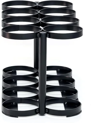 Vista 6 de AireMed Soporte para tanque de oxígeno Capacidad para (8) tanques de tamaño E, D o M9C Estante de cilindro de oxígeno resistente