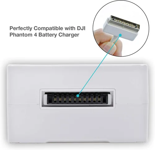 Vista 5 de ExpertPower Paquete de 3 baterías de repuesto de vuelo inteligente de alta capacidad (15.2V 5870mAh) para drones DJI Phantom 4 Series DJI Phantom