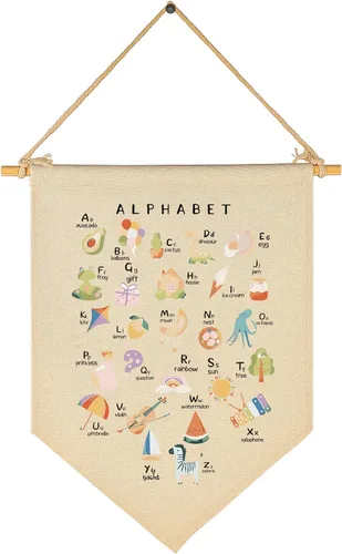 Vista 31 de Fomenta - Regalos de Decoración de Pared para Guardería, Aula, Sala de Juegos, Dormitorio, Puerta Principal, Bandera de Mentalidad de Crecimiento