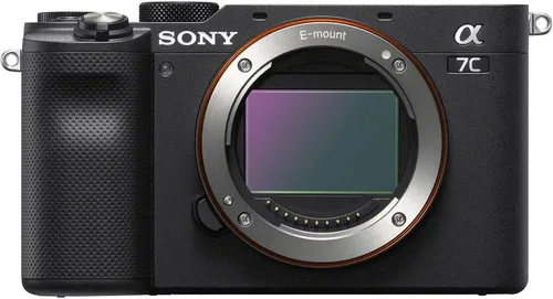 Vista 2 de Sony Cuerpo de cámara sin espejo de marco completo α7C negro (ILCE-7C/B) - Sensor Exmor R de 24.2 MP, video 4K, diseño compacto 2 tarjetas