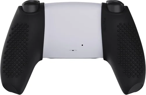 Vista 8 de PlayVital Funda de silicona ergonómica con tachuelas 3D para PS5 compatible con la estación de carga fundas protectoras de goma con 6 tapas