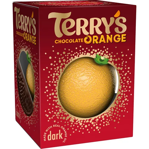 Terry's Bola de chocolate naranja oscuro 5.11 oz (paquete de 1)