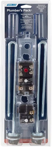 Vista 2 de Camco 07043 LWD Apcom Style Plumber's Pack Kit de reparación de calentador de agua, azul