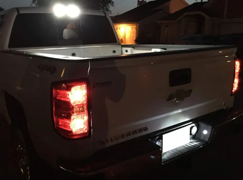 Vista 3 de iJDMTOY Kit de montaje de luces LED completas de 3 W compatible con Chevrolet Silverado Colorado GMC Canyon Sierra 1500 2500 3500 camión, alimentado