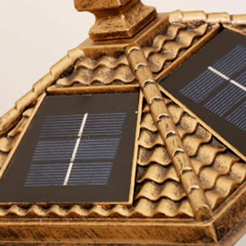 Vista 3 de Luces de pared para dormitorio, apliques de pared, luz solar LED europea al aire libre, impermeable, IP45, terraza, patio, jardín, villa, exterior