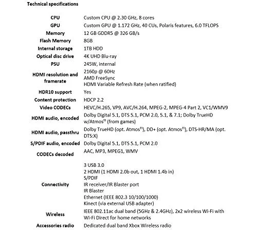 Vista 5 de Consola Xbox One X Edición Project Scorpio 1TB
