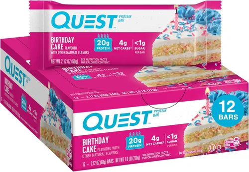 Vista 12 de Barras de Quest Nutrition de mantequilla de cacahuete con chocolate, 20g de proteína, 1g de azúcar, 4g de carbohidratos netos, sin gluten, aptas