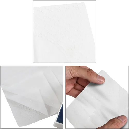 Vista 3 de 100 paquetes de mini pañuelos faciales, pañuelos faciales suaves de 4 capas