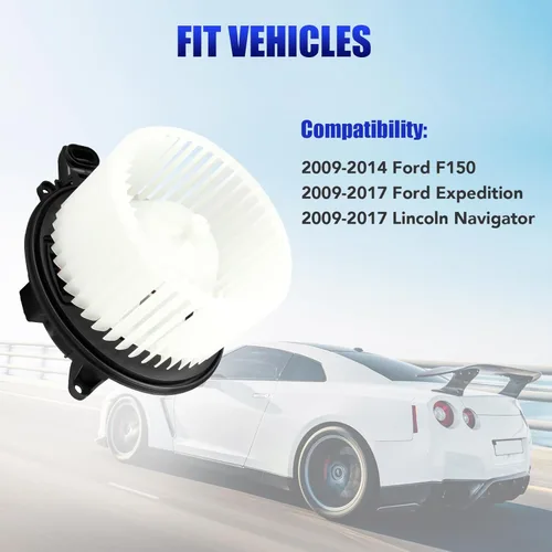 Vista 4 de Motor de ventilador delantero con ventilador Compatible con Ford F150 F-150 Expedition Lincoln Navigator 2009 2010 2011 2012 2013 2014 2015 2016