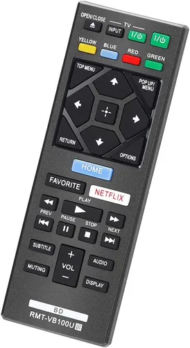 Control remoto para Sony Blu-Ray Remote y Sony Blu Ray reproductor de DVD BD Disc 3D Streaming 4K Ultra HD UHD HDR Home Theater BDP Series Player