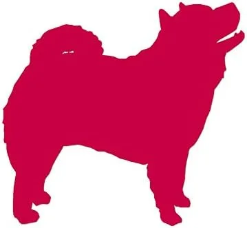 Vista 9 de Chow Chow Dog Breed - Adhesivo de vinilo de 4 x 3.75 pulgadas, color negro