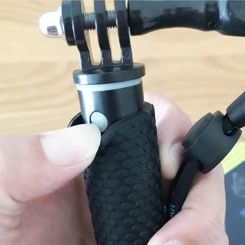 Vista 4 de Extensión corta de 19 pulgadas, mango compacto, mango compacto, ajustable, impermeable, monopié compatible con GoPro Hero 13, 12, 11, 10, 9, 8, 7
