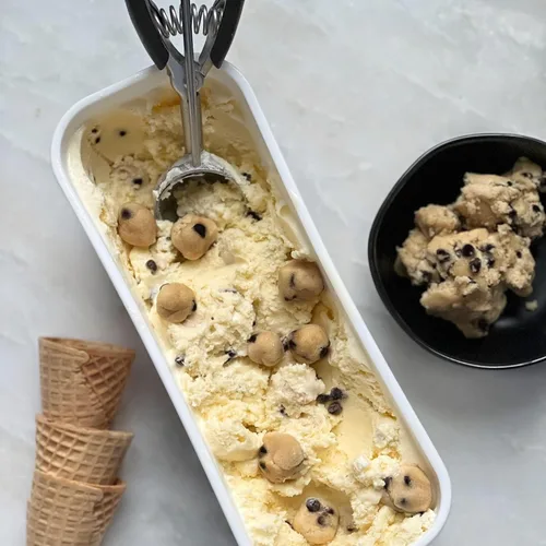 Vista 7 de Cuchara de Helado y Galletas de Acero Inoxidable - Capacidad de 5.3Tbsp/80ml/2.7oz, Liberación con Gatillo