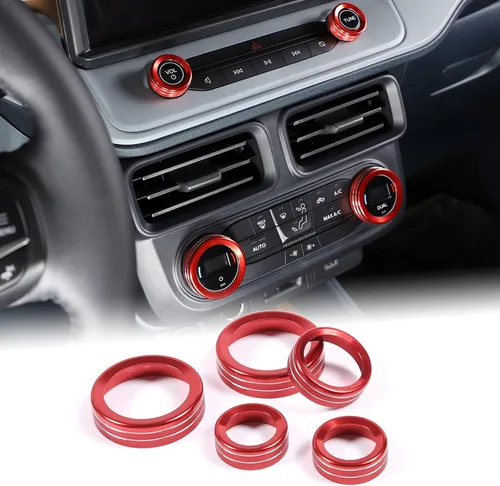 Vista 28 de Cubierta de anillo de botón de palanca de cambios de automóvil compatible con Ford Maverick 2022-2024, cubierta de anillo para palanca de cambios