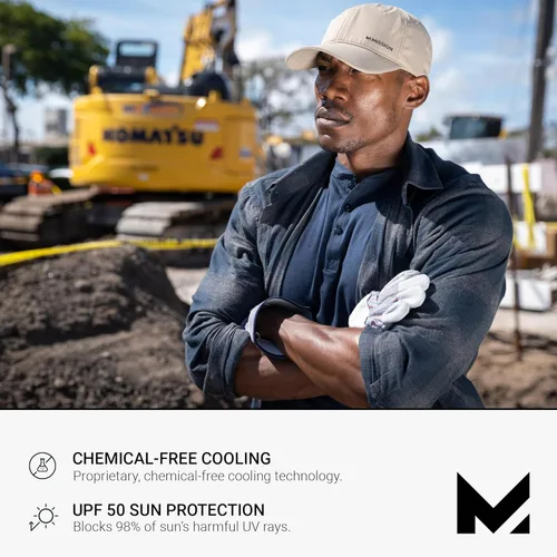 Vista 4 de MISSION Cooling Performance Hat - Unisex Baseball Cap for Men and Women - Instant-Cooling Fabric, Adjustable Fit