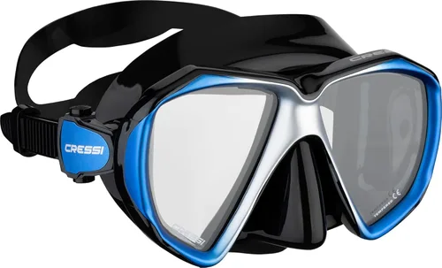 Vista 10 de Cressi Perfect View Scuba Diving, Snorkeling Mask in Pure Comfortable Silicone - Liberty Duo: Designed in Italy