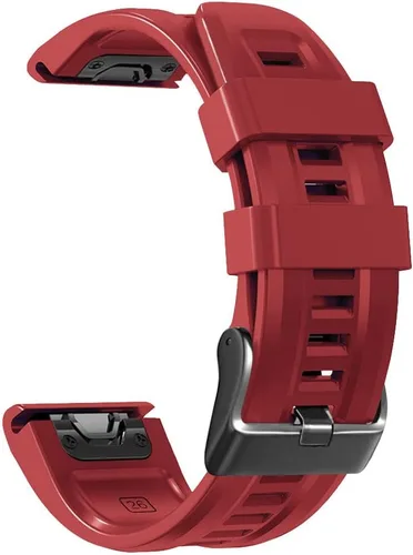 Vista 18 de REYDA Correa de silicona compatible con Garmin Fenix 7X/7X Pro/6X/6X Pro/5X/5X Plus/3/3 HR, 1.024 in, ajuste rápido, pulsera de silicona suave