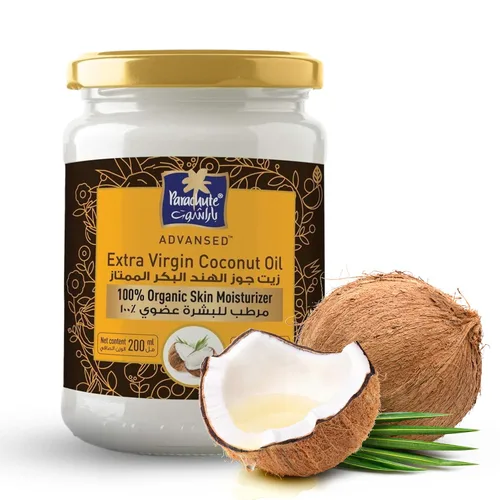 Vista 20 de Aceite de coco virgen de Parachute Advansed (Piel) y aceite esencial de romero de Herbsindia