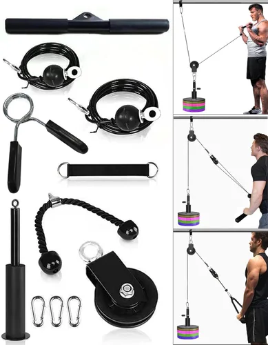 Vista 9 de ASIEIT Upgraded Ropeless Battle Rope for Home Gym, Adjustable Weight Battle Ropes for Advanced Fitness Training, Portable Workout Ropes for