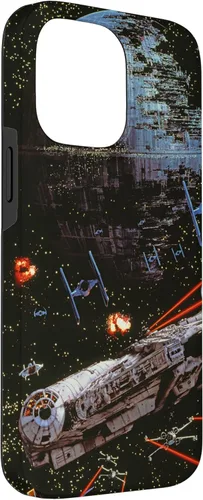 Vista 3 de Carcasa negra para iPhone 14 Pro Max Star Wars El Retorno de la Estrella de la Muerte Jedi II