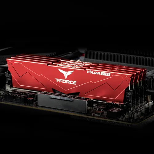 Vista 8 de TEAMGROUP T-Force Vulcan DDR5 16GB (2x8GB) 5200MHz (PC5-41600) CL40 Intel XMP 3.0 y AMD Expo Compatible Módulo de Memoria de Escritorio Ram Negro