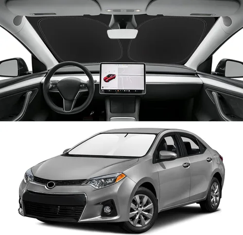 Vista 137 de Parasol plegable para parabrisas visor solar para ventana frontal accesorios de automóvil