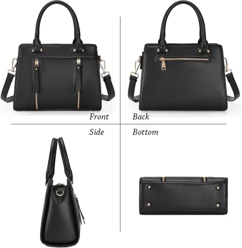 Vista 4 de LJOSEIND Purses and Handbags for Women Trendy Satchel Tote Shoulder Bags with Top Handle