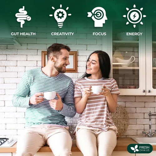 Vista 396 de FreshDrinkUS, 135 bolsas de té de jengibre y cúrcuma premium, ingredientes 100% naturales, mezcla hecha a mano de té de hierbas de cúrcuma