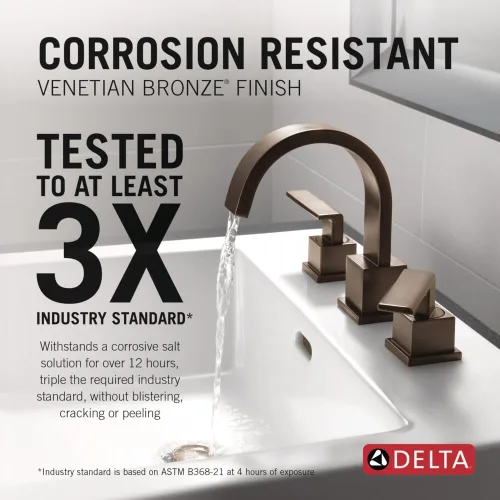 Vista 2 de Vero Llave de baño amplia con dos manijas, 3553LF-RB
