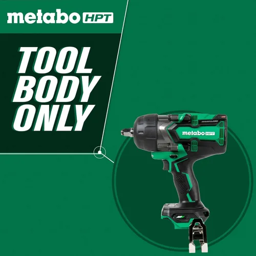 Vista 3 de Metabo HPT Llave de impacto de 1/2 pulgada sin escobillas inalámbrica MultiVolt de 36 V, herramienta eléctrica preferida, potente par