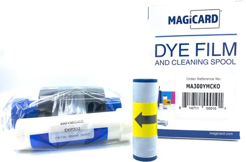 Vista 2 de Magicard MA300YMCKO Kit de cinta de color (YMCKO, 300 impresiones) para impresoras de tarjetas de la serie Enduro, Rio Pro y Pronto directamente